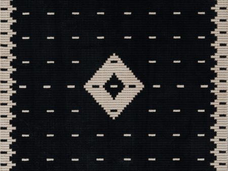 Momeni Noho NO-06 Black Area Rug For Sale