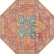 Unique Loom Timeless LEO-RVVL10 Rust Red Area Rug Online Sale