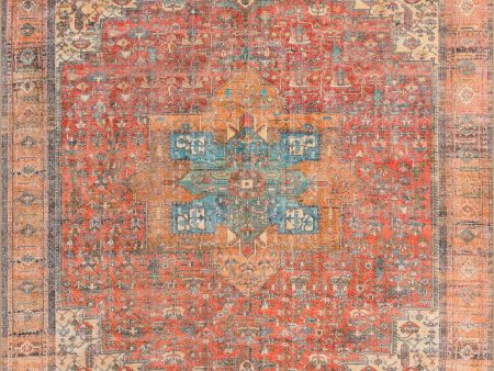 Unique Loom Timeless LEO-RVVL10 Rust Red Area Rug Online Sale