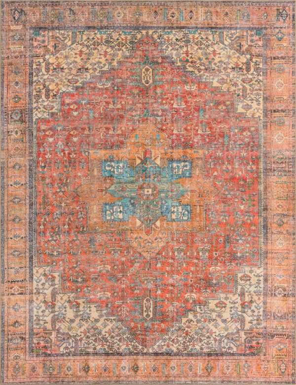 Unique Loom Timeless LEO-RVVL10 Rust Red Area Rug Online Sale