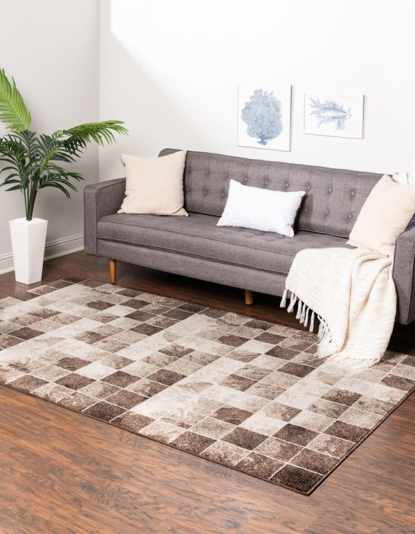 Unique Loom Wildlife T-8962a Light Brown Area Rug on Sale