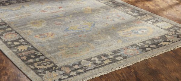 Ancient Boundaries Aquilla AQU-04 Grey Flannel Bark Area Rug on Sale