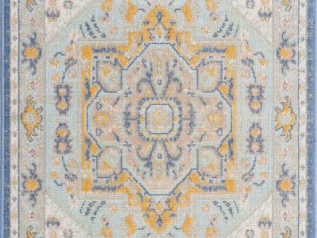 Unique Loom Whitney T-WHIT1 Sky Blue Area Rug For Discount