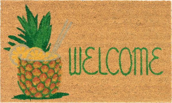 Trans Ocean Natura 2096 12 Welcome Pineapple Natural by Liora Manne Cheap