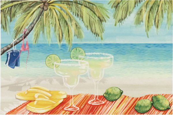 Trans Ocean Illusions 3316 44 Beach Party Multi by Liora Manne on Sale