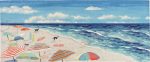 Trans Ocean Illusions 3309 04 Dog Beach Blue by Liora Manne Discount