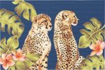 Trans Ocean Illusions 3291 18 Cheetahs Green by Liora Manne For Cheap