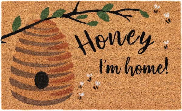 Trans Ocean Natura 2226 12 Honey I m Home Natural by Liora Manne For Sale