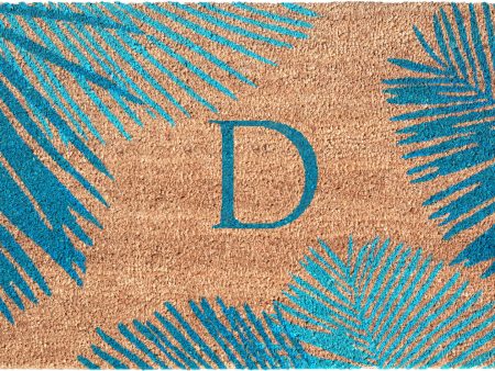 Trans Ocean Dwell 9003 03D Palm Border Blue by Liora Manne Online