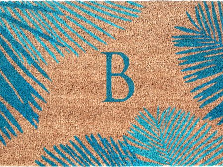 Trans Ocean Dwell 9003 03B Palm Border Blue by Liora Manne Online Hot Sale