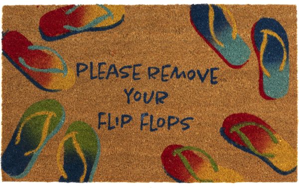 Trans Ocean Natura 2500 17 Remove Flip Flops Natural by Liora Manne Hot on Sale