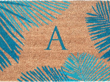 Trans Ocean Dwell 9003 03A Palm Border Blue by Liora Manne Online