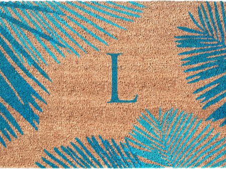 Trans Ocean Dwell 9003 03L Palm Border Blue by Liora Manne For Cheap