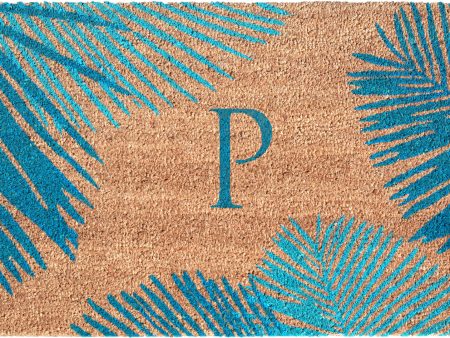 Trans Ocean Dwell 9003 03P Palm Border Blue by Liora Manne For Cheap