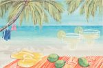 Trans Ocean Illusions 3316 44 Beach Party Multi by Liora Manne on Sale