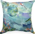 Trans Ocean Illusions 3312 16 Peaceful Pond Green by Liora Manne For Discount