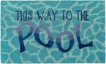 Trans Ocean Natura 2207 03 This Way To The Pool Blue by Liora Manne Fashion