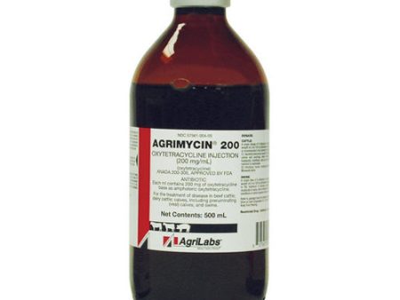 Agrimycin 200 Oxytetracycline Injection 500 ML by Agrilabs Fashion