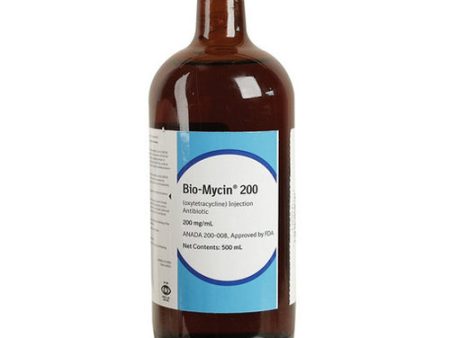 Bio-Mycin 200 Cattle and Swine Antibiotic Injection 500 ML by Boehringer Ingelheim Online Hot Sale