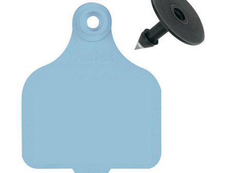 DuFlex Large Blank Tags Blue 25 s 1 Count by Destron Fearing Duflex Online now